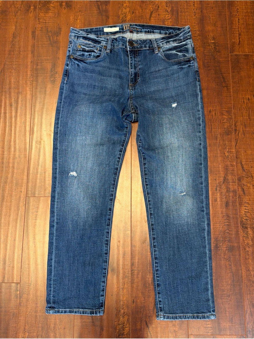 Kut From The Kloth Jeans Katy Ankle Straight Leg Blue Women’s 10
